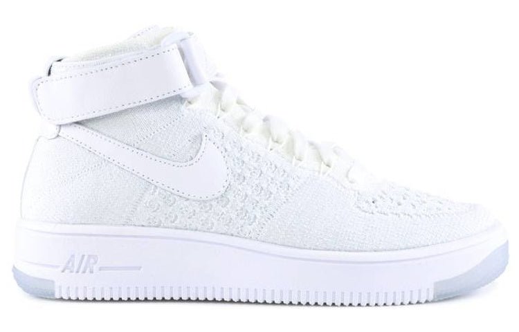 (WMNS) Nike Air Force 1 Flyknit 'Triple White' 818018-100 - Image 2