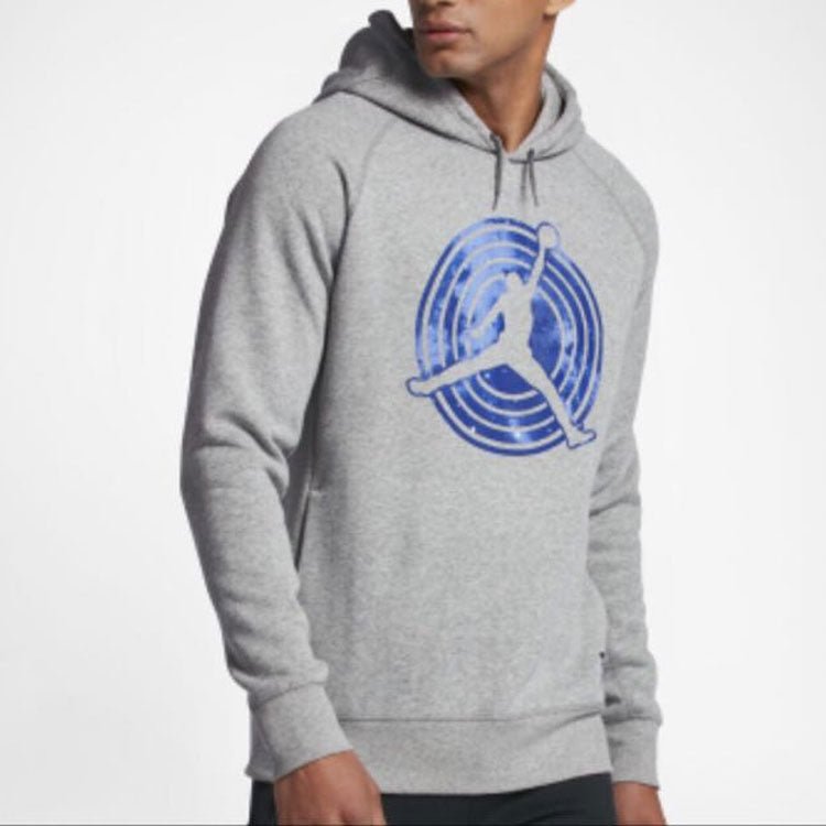 Air Jordan 11 Fleece Hoodie 'Grey Purple' 823715-063 - Image 3