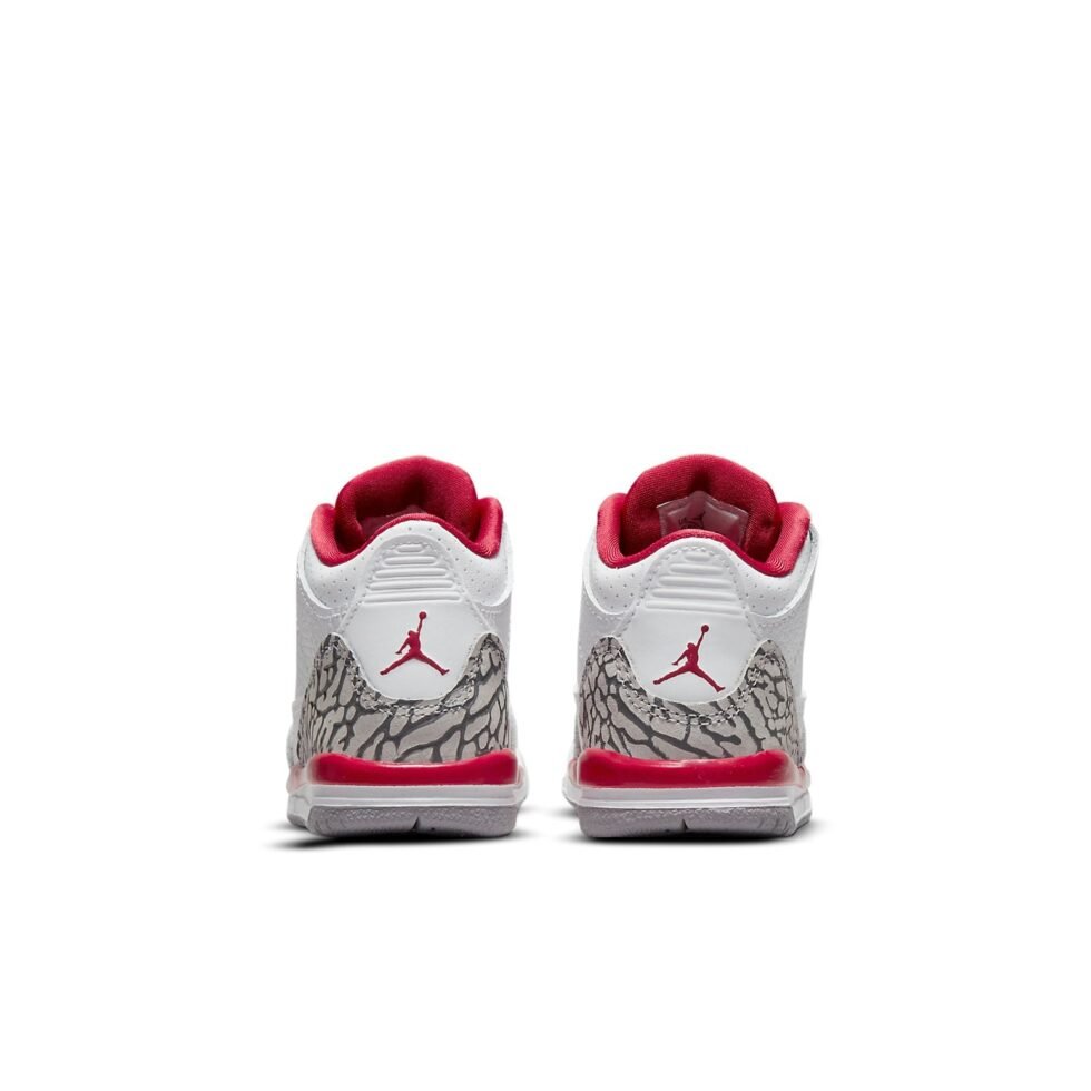 (TD) Air Jordan 3 Retro 'Cardinal Red' 832033-126 - Image 5