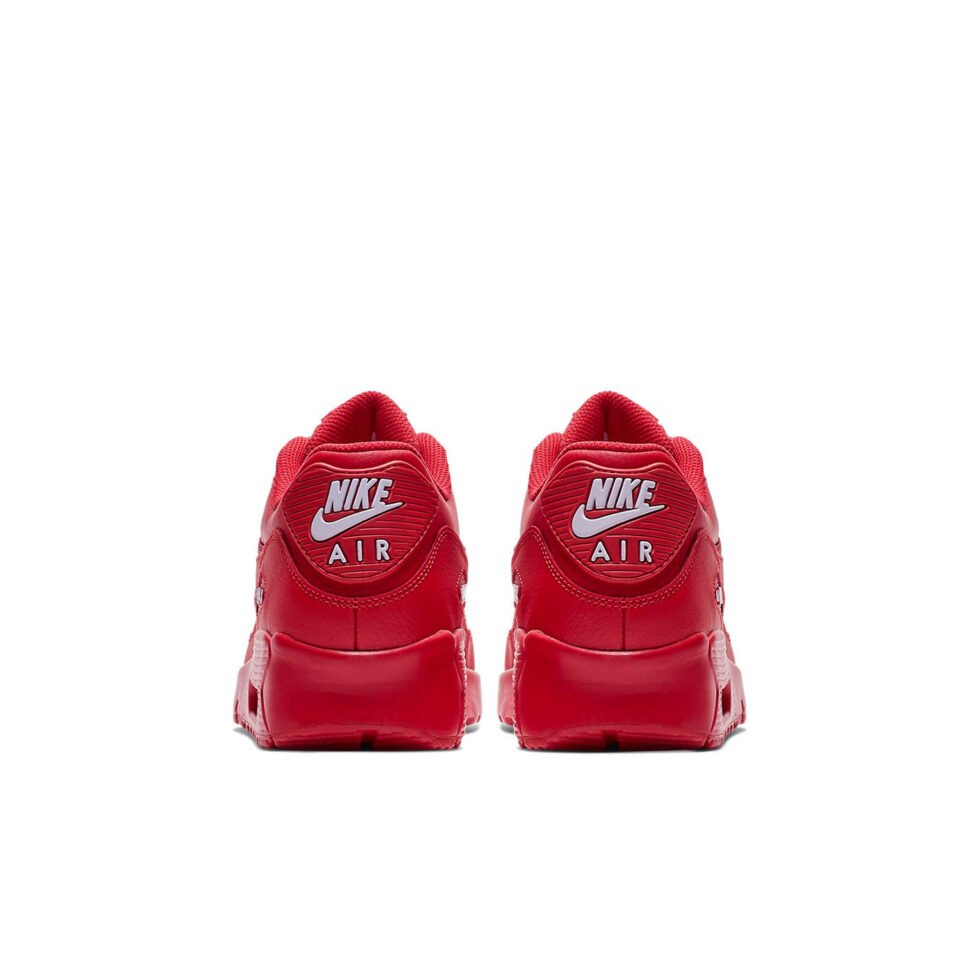 (GS) Nike Air Max 90 Leather 'University Red' 833412-606 - Image 5