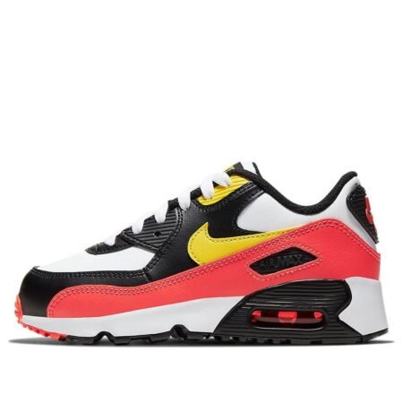 (PS) Nike Air Max 90 Leather 'Chrome Yellow Black Crimson' 833414-120