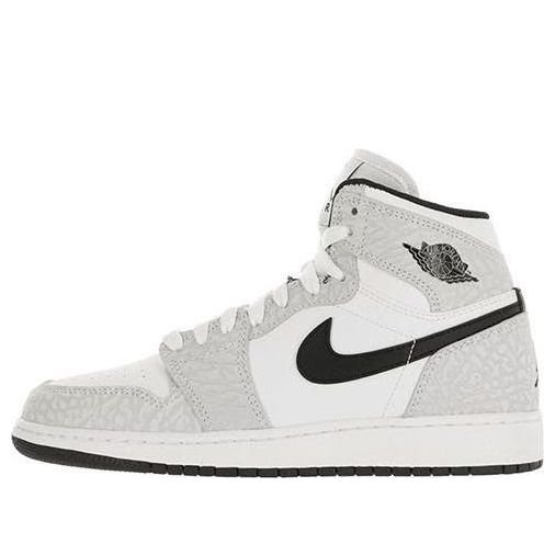 (GS) Air Jordan 1 Retro High Premium 'White Black' 838850-106