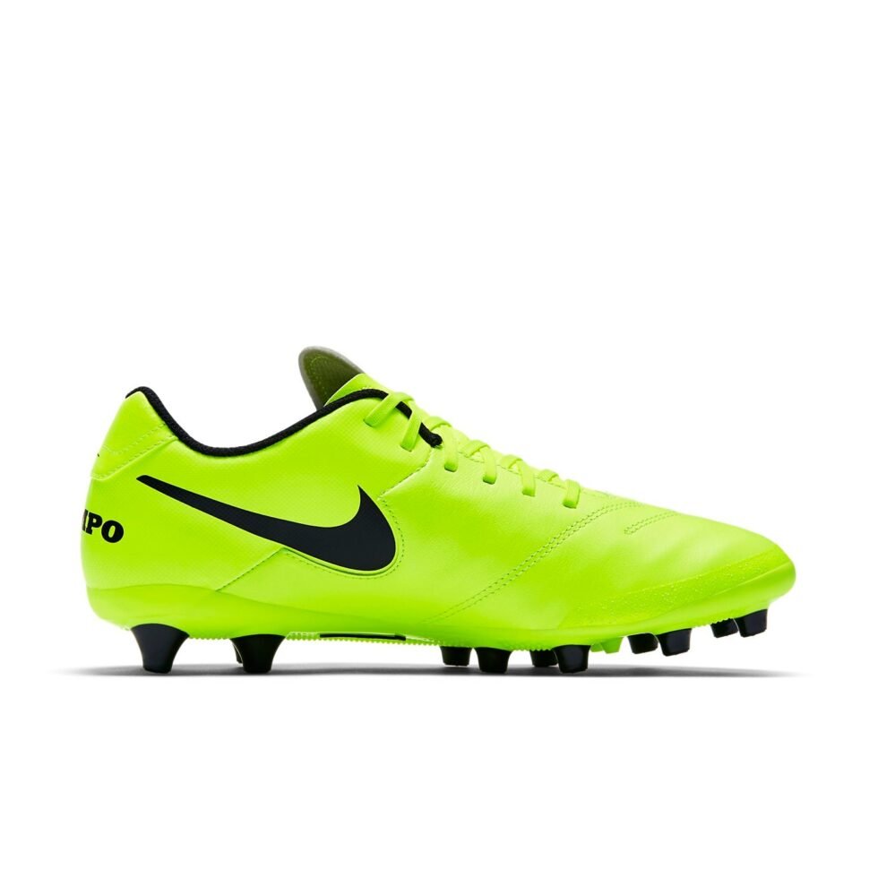 Nike Tiempo Genio 2 Leather AG Pro 'Green Black' 844399-707 - Image 2