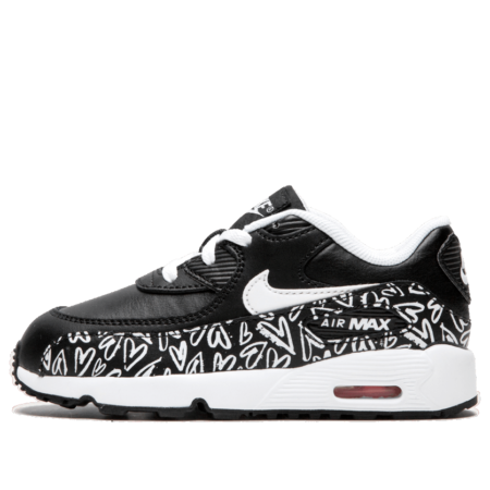 (TD) Nike Air Max 90 Printed 'Black White' 844618-001