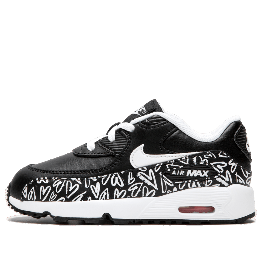 (TD) Nike Air Max 90 Printed 'Black White' 844618-001