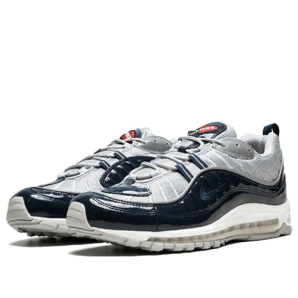 Nike x Supreme Air Max 98 'Obsidian' 844694-400 - Image 4