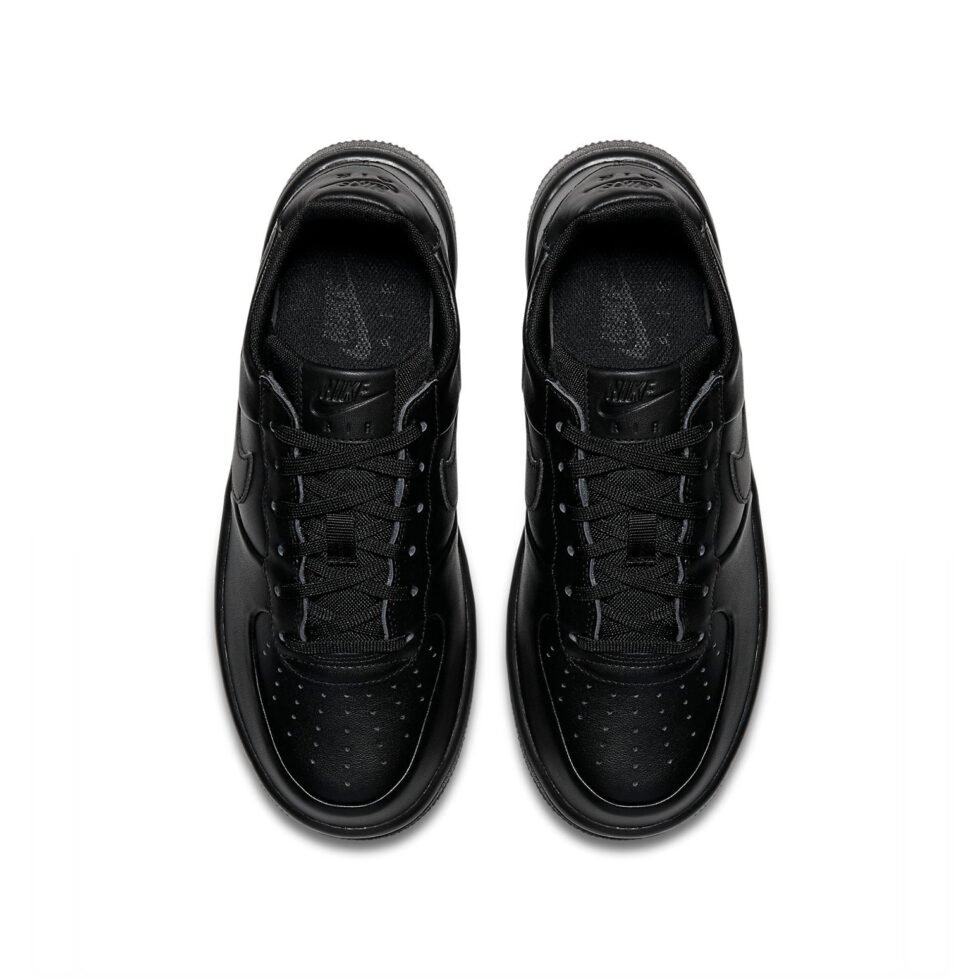 (GS) Nike Air Force 1 Low Ultraforce 'Triple Black' 845128-003 - Image 4