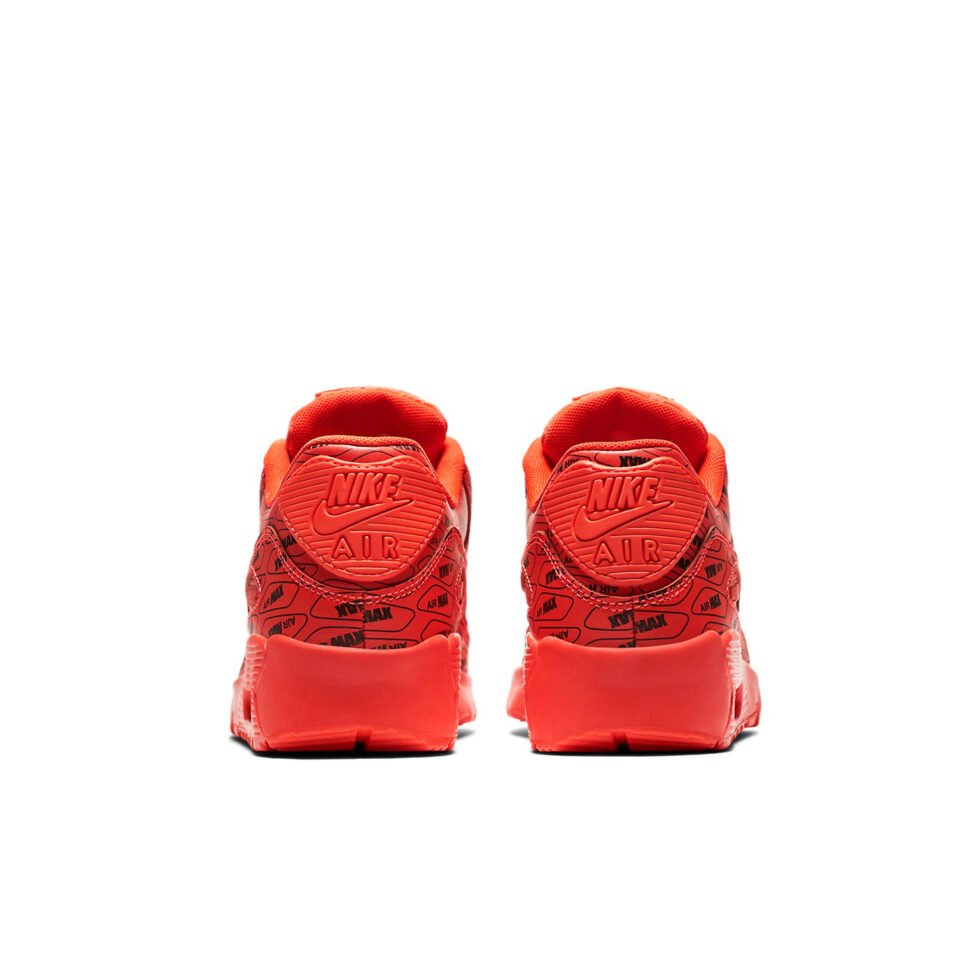 (GS) Nike Air Max 90 SE 'All Over Logo' 859560-600 - Image 4