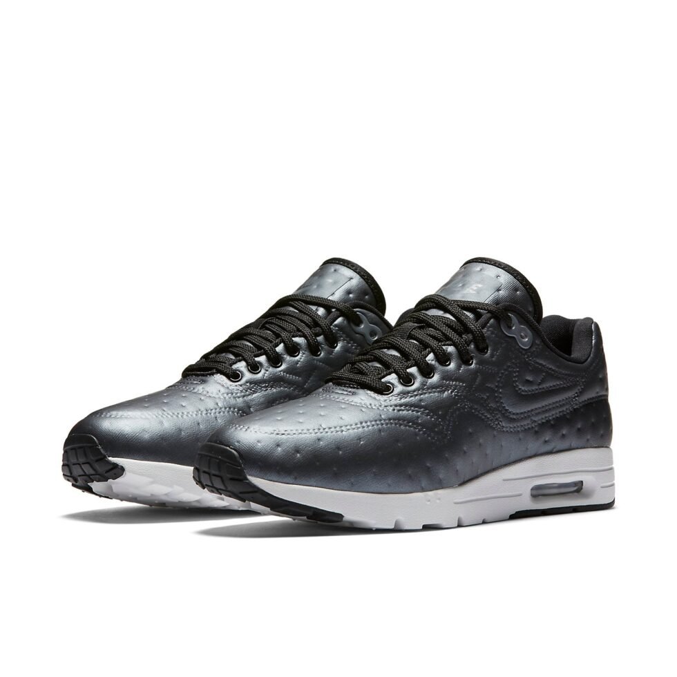 (WMNS) Nike Air Max 1 Ultra Premium Jacquard 'Grey' 861656-001 - Image 3