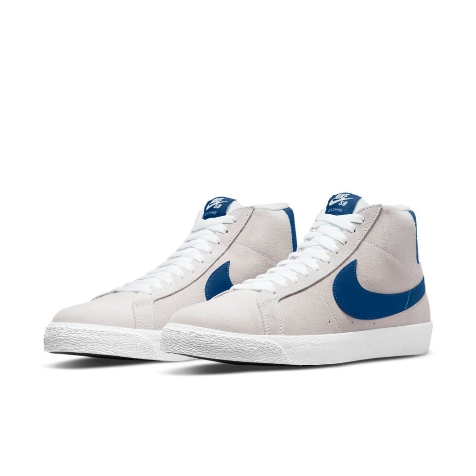 Nike Zoom Blazer Mid SB 'White Court Blue' 864349-107 - Image 3