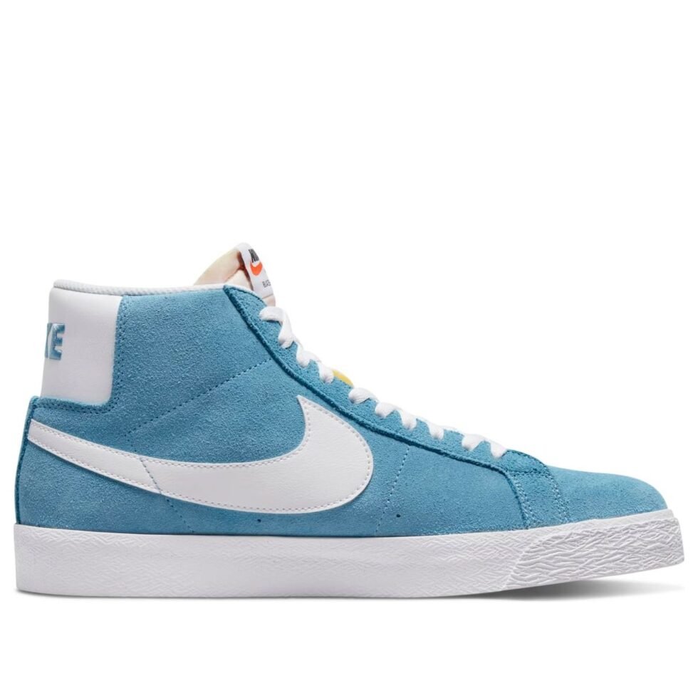 Nike Zoom Blazer Mid SB 'Cerulean' 864349-404 - Image 2