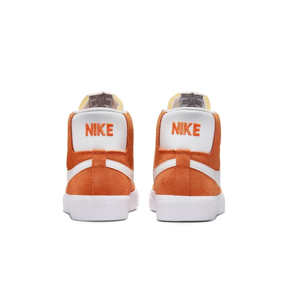 Nike Zoom Blazer Mid SB 'Safety Orange' 864349-800 - Image 5