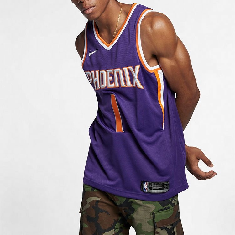 Nike Devin Booker Maillot Icon Edition Swingman Phoenix Suns Purple 864503-568 - Image 4