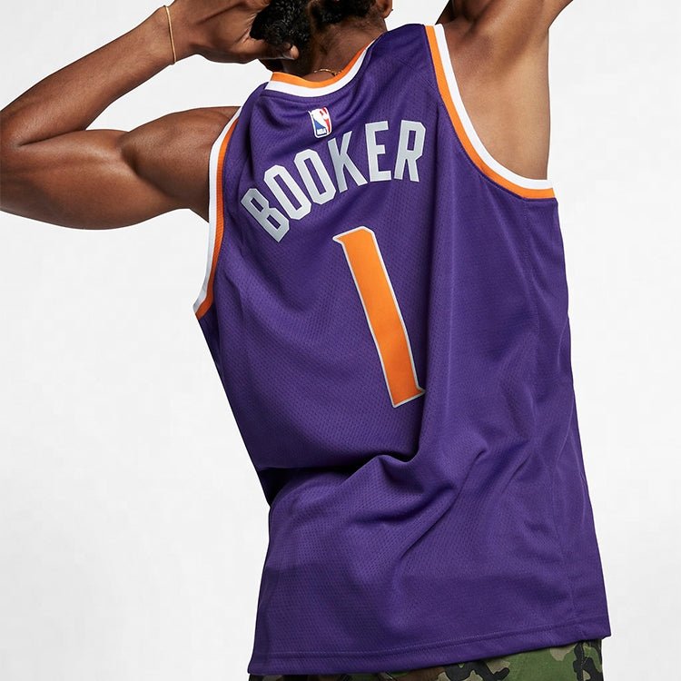 Nike Devin Booker Maillot Icon Edition Swingman Phoenix Suns Purple 864503-568 - Image 5