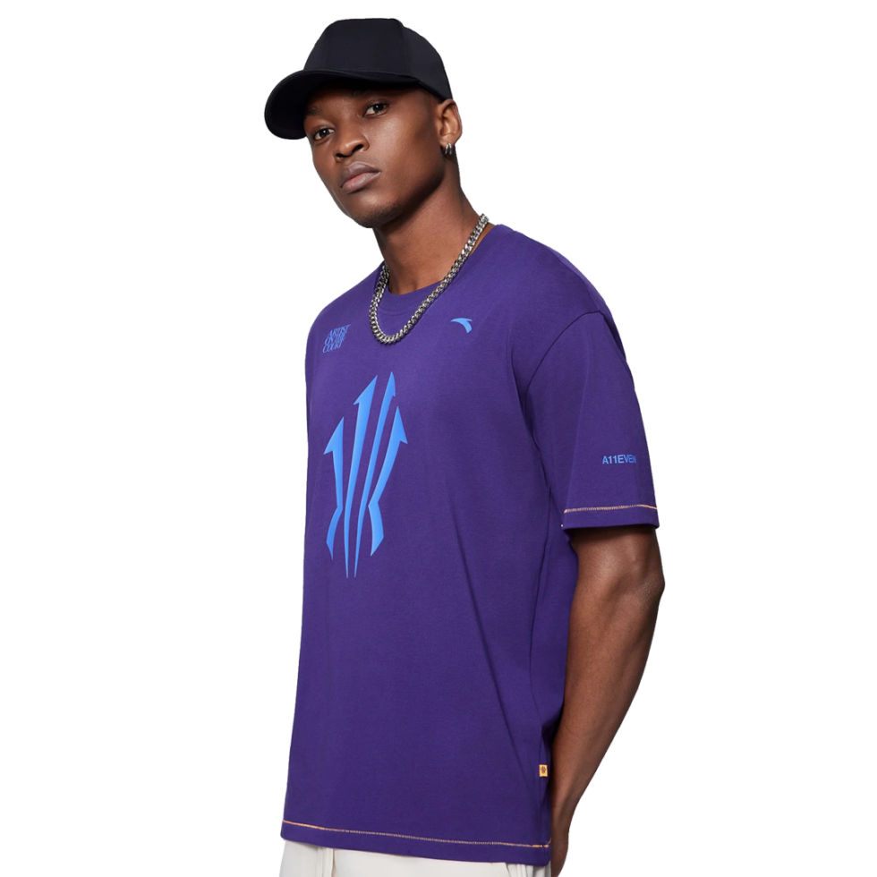 ANTA KAI 1 Tee 'Purple' 8724B1114-3 - Image 3