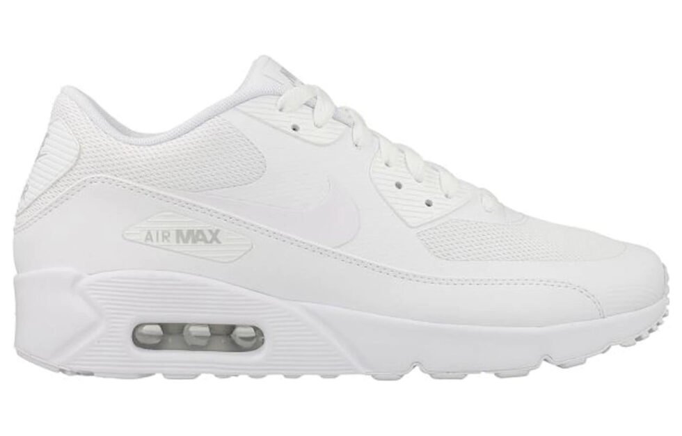 Nike Air Max 90 Ultra 2.0 Essential 'Triple White' 875695-101 - Image 2