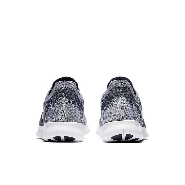 (WMNS) Nike Free RN Flyknit 'Black White' 880844-003 - Image 5