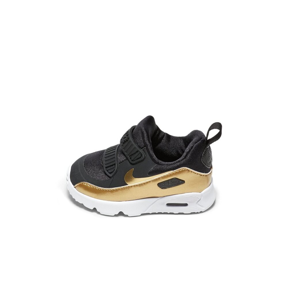 (TD) Nike Air Max Tiny 90 'Black Metallic Gold' 881928-006 - Image 5