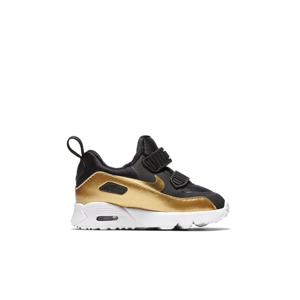 (TD) Nike Air Max Tiny 90 'Black Metallic Gold' 881928-006 - Image 6