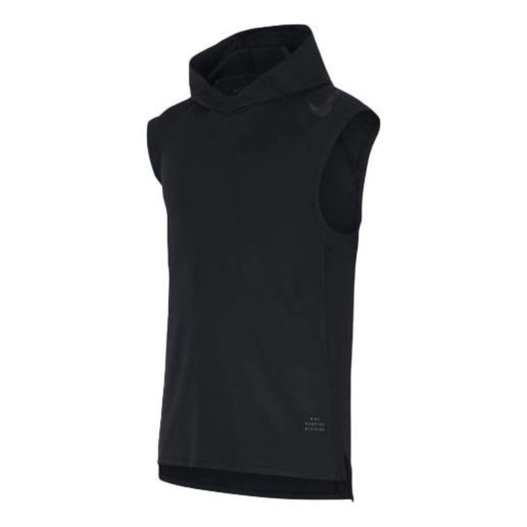 Nike Run Division Element Sleeveless Hoodie 'Black' 892854-010