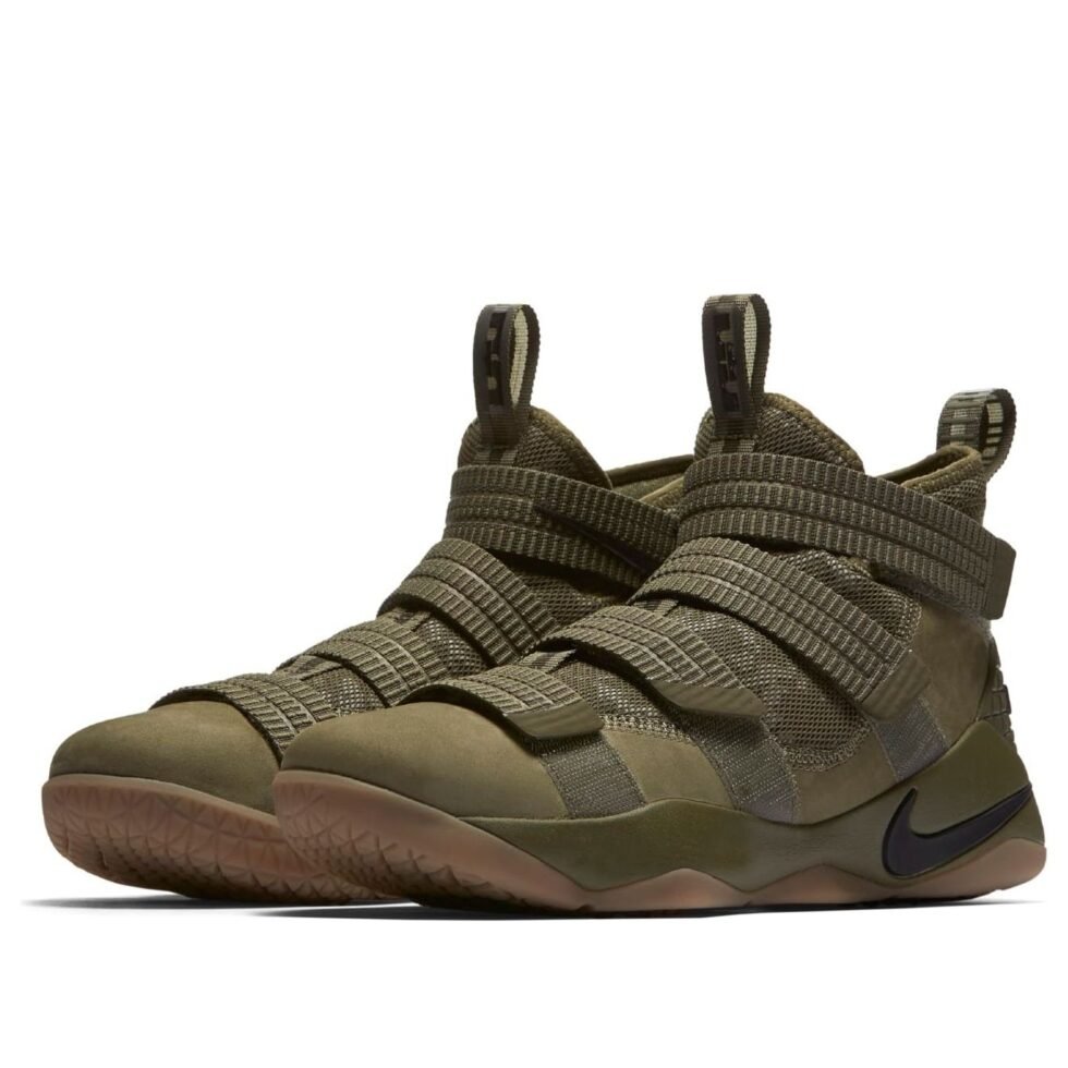 Nike LeBron Soldier 11 'Olive' 897646-200 - Image 3