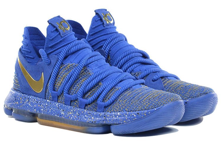Nike Zoom KD 10 EP 'Racer Blue Metallic Gold' 897816-401 - Image 3