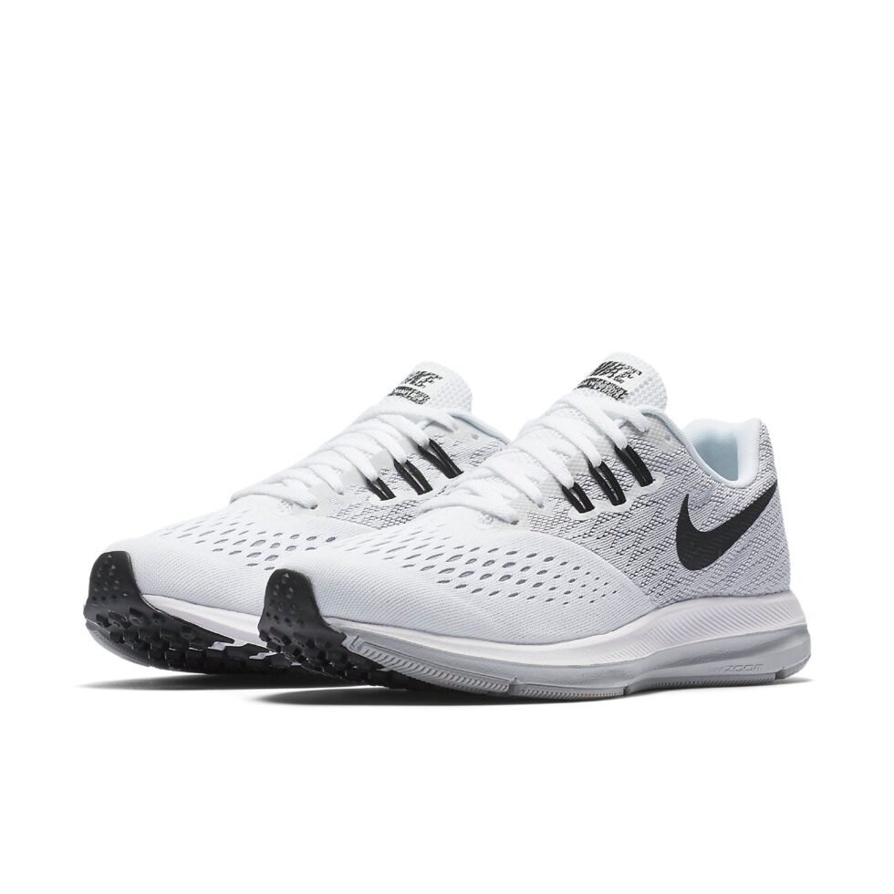 (WMNS) Nike Air Zoom Winflo 4 'Grey White' 898485-100 - Image 3