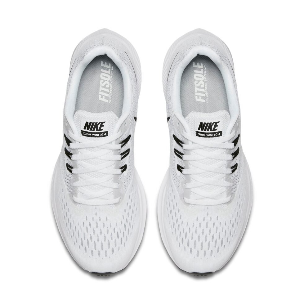 (WMNS) Nike Air Zoom Winflo 4 'Grey White' 898485-100 - Image 4