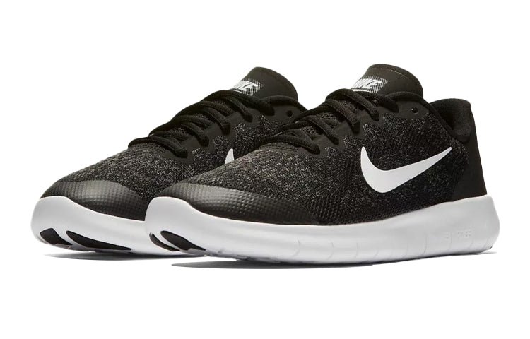 (GS) Nike Free RN 2017 'Black Dark Grey' 904255-002 - Image 3