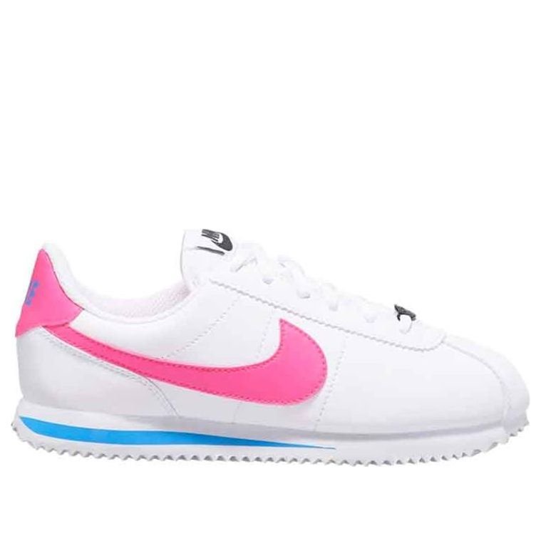 (GS) Nike Cortez Basic SL 'White Hyper Pink' 904764-107 - Image 2