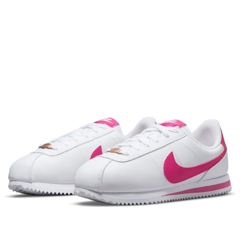 (GS) Nike Cortez Basic SL 'White Pink Prime' 904764-109 - Image 3