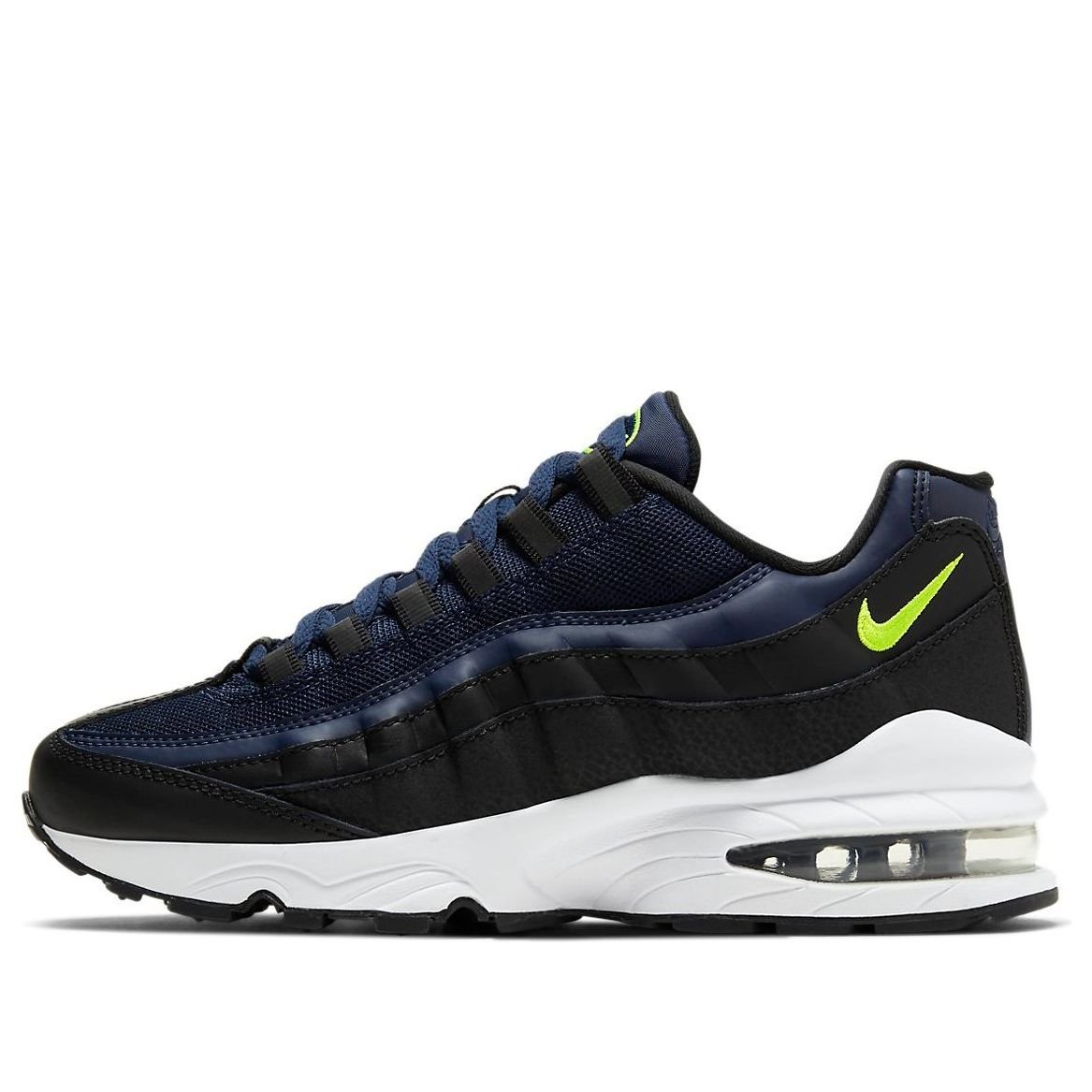 (GS) Nike Air Max 95 'Midnight Navy Lemon Venom' 905348-037