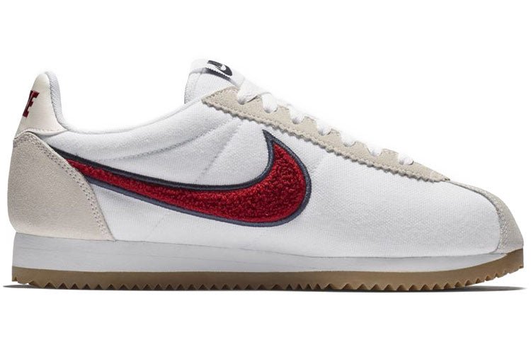 (WMNS) Nike Classic Cortez PRM 'White Red Crush' 905614-103 - Image 2