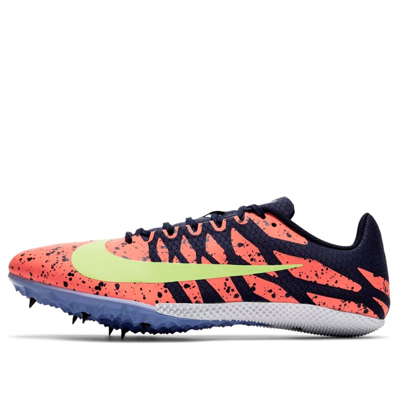 Nike Air Zoom Rival S 9 Spikes 'Paint Splatter Bright Mango Zitron' 907564-801