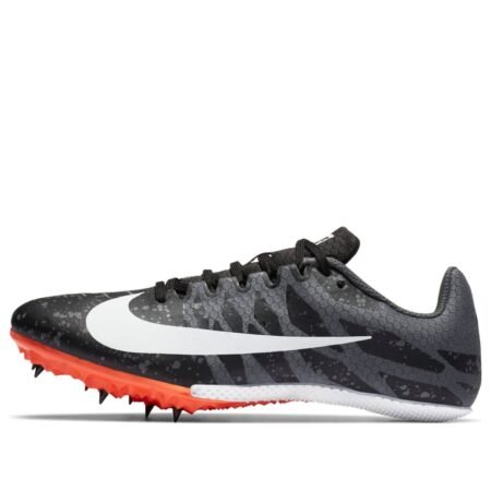 (WMNS) Nike Air Zoom Rival S 9 Spikes 'Paint Splatter Black Iron Grey' 907565-008
