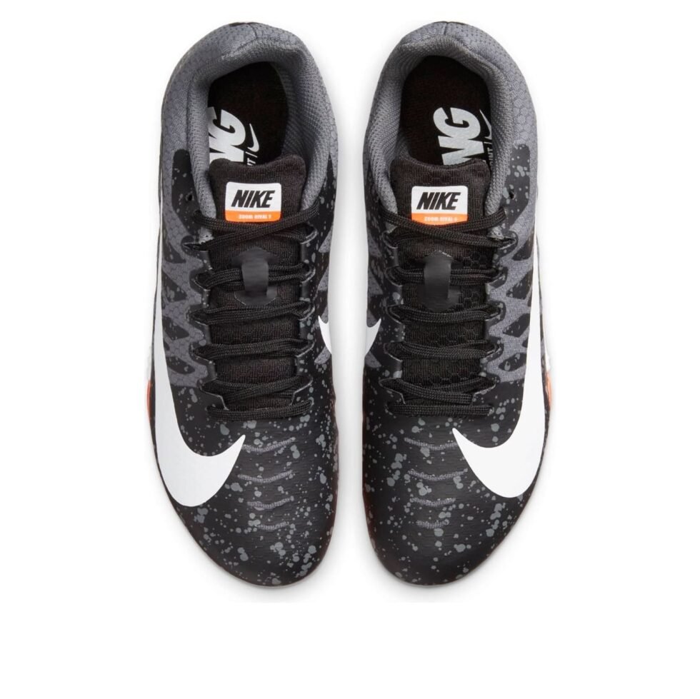 (WMNS) Nike Air Zoom Rival S 9 Spikes 'Paint Splatter Black Iron Grey' 907565-008 - Image 2
