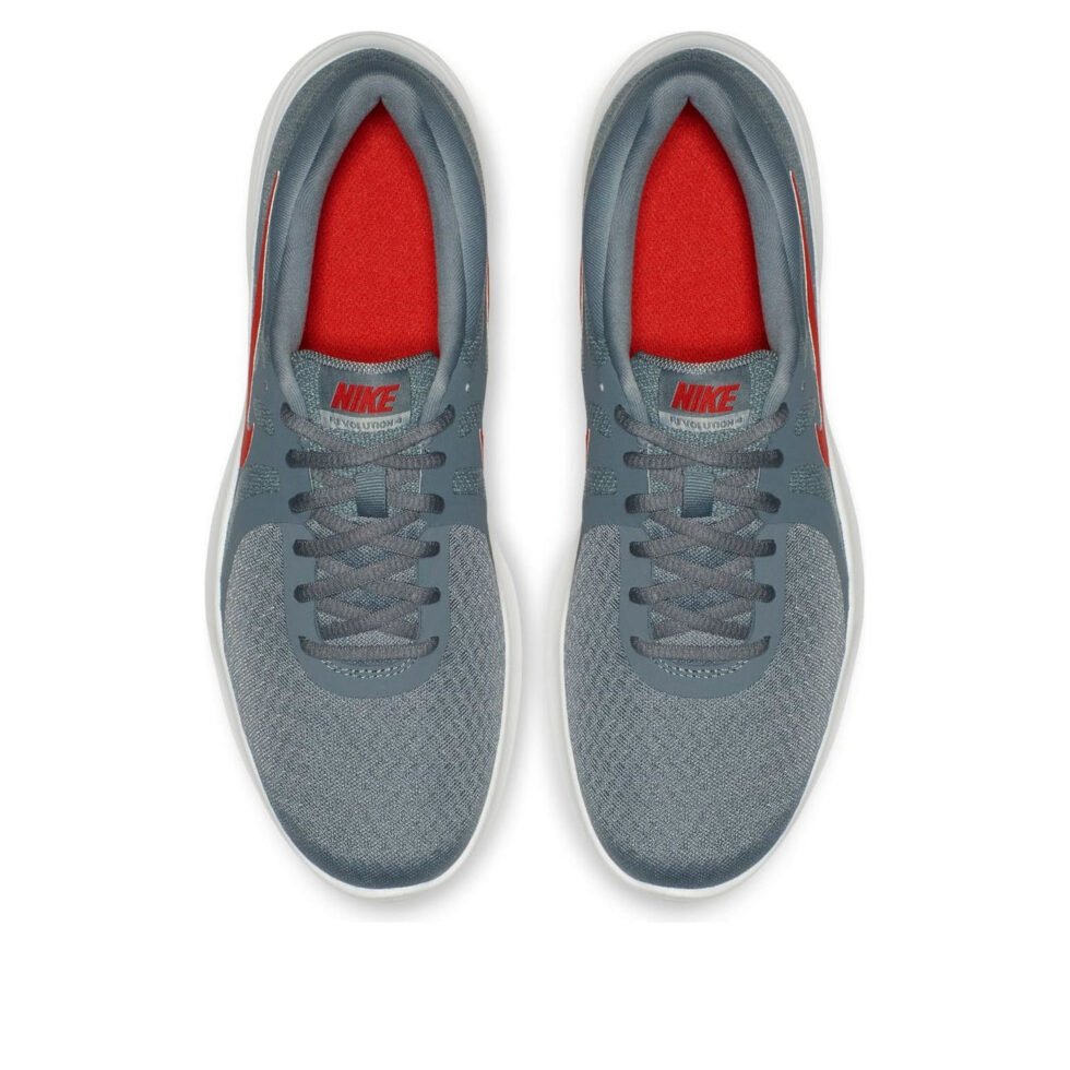 Nike Revolution 4 'Cool Grey Habanero Red' 908988-013 - Image 3