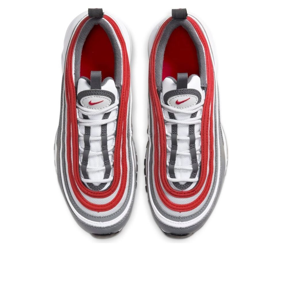 (GS) Nike Air Max 97 'Smoke Grey Red' 921522-017 - Image 4