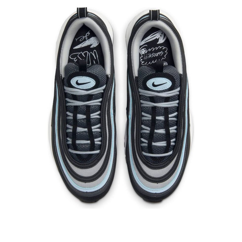 Nike Air Max 97 'Black Grey Blue' 921826-019 - Image 4