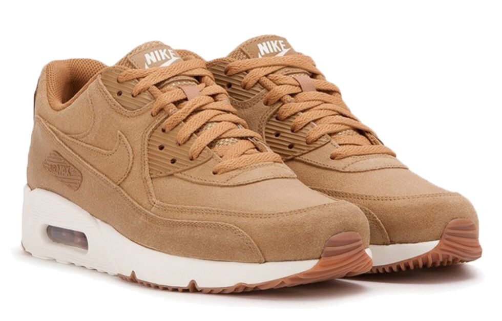 Nike Air Max 90 Ultra 2.0 Leather 'Wheat' 924447-200 - Image 3