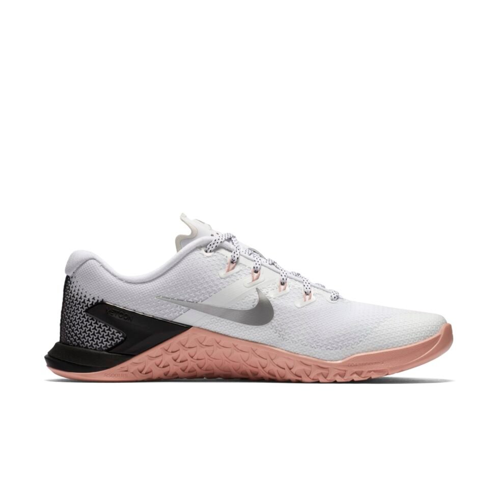 (WMNS) Nike Metcon 4 'White Metallic Silver' 924593-100 - Image 2