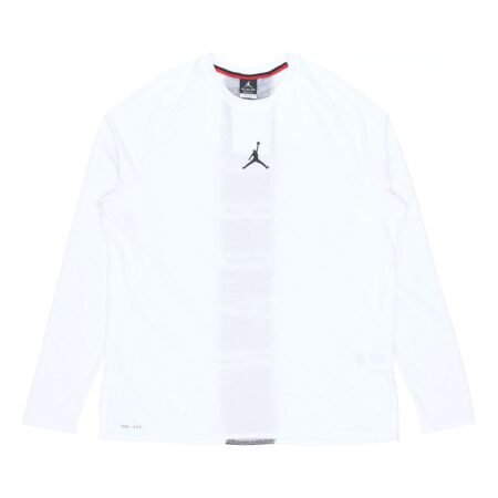 Air Jordan 23 Alpha Dri-Fit Back Printing Long Sleeves White 926437-100