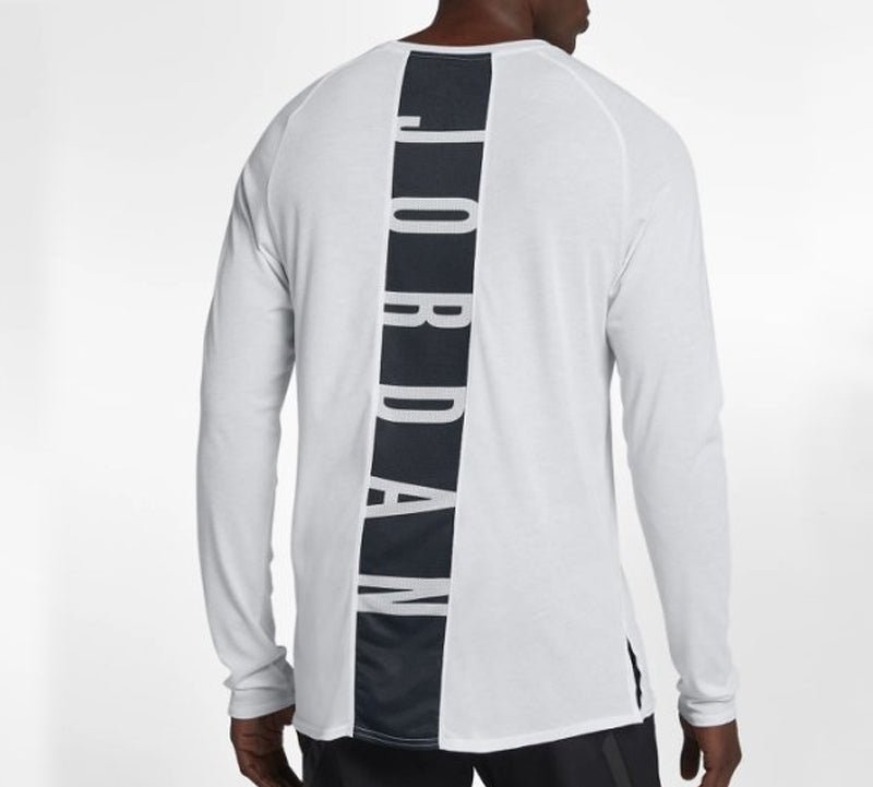 Air Jordan 23 Alpha Dri-Fit Back Printing Long Sleeves White 926437-100 - Image 5