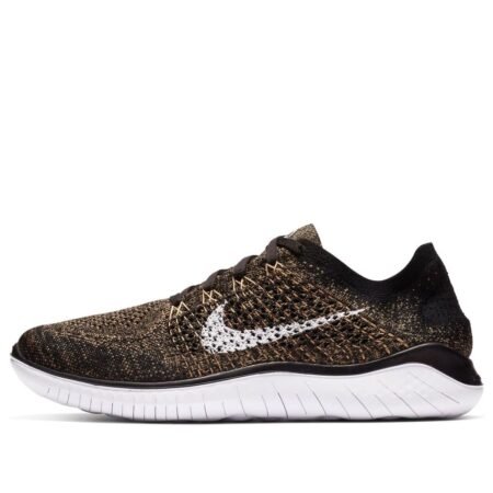 Nike Free RN Flyknit 2018 'Black Club Gold' 942838-005