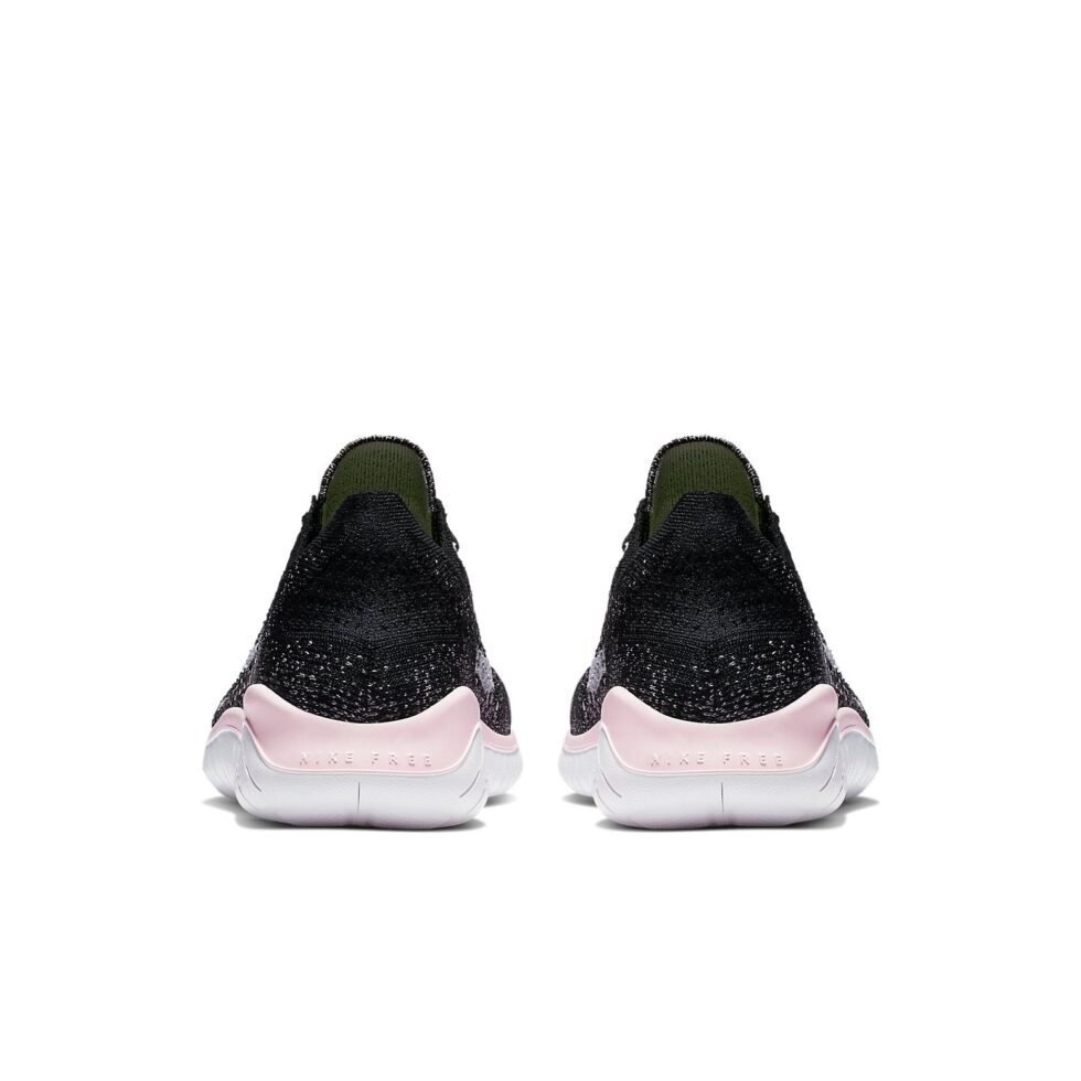 (WMNS) Nike Free RN Flyknit 2018 'Black Pink Foam' 942839-007 - Image 5