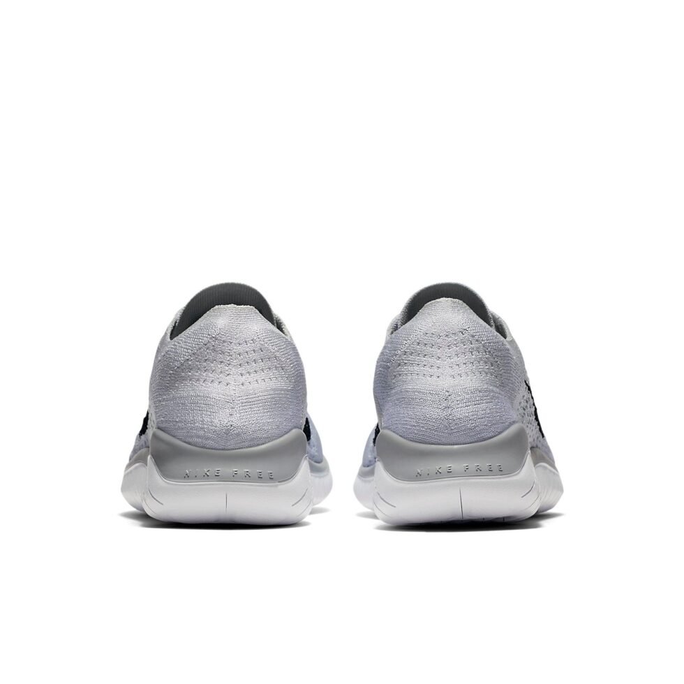 (WMNS) Nike Free RN Flyknit 2018 'White Platinum' 942839-100 - Image 3
