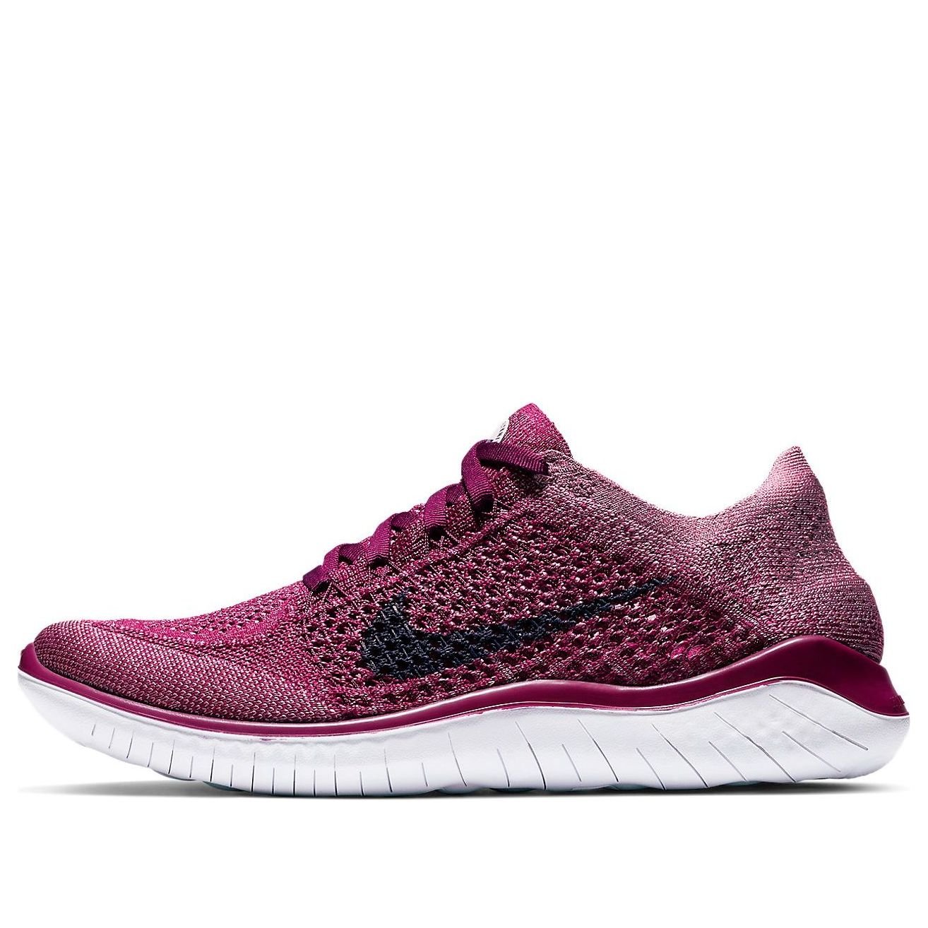 (WMNS) Nike Free RN Flyknit 2018 'Raspberry Red' 942839-600