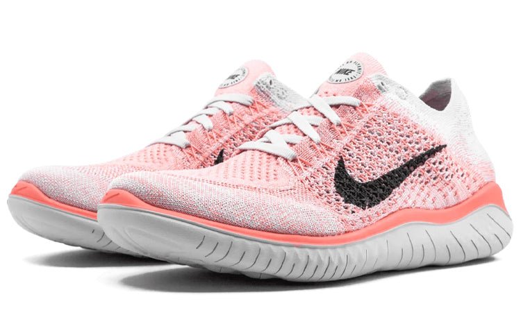(WMNS) Nike Free RN Flyknit 2018 'Crimson Pulse' 942839-800 - Image 2