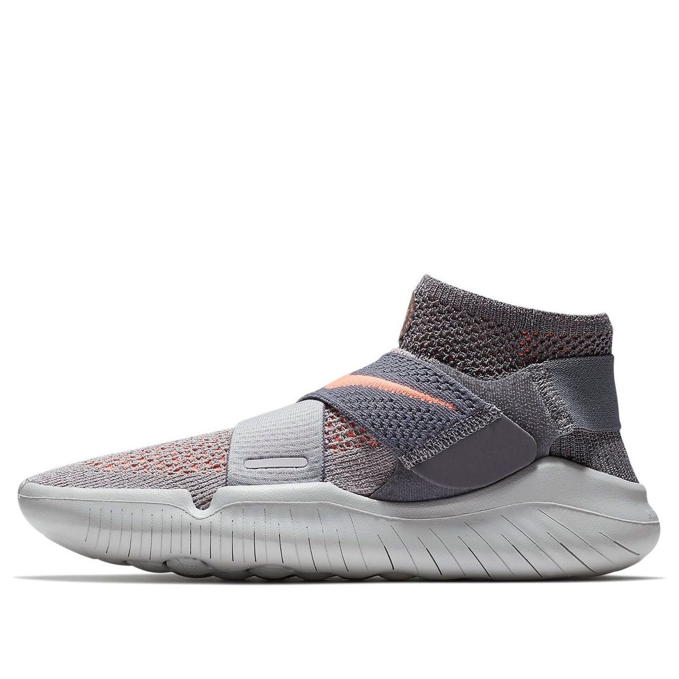 (WMNS) Nike Free RN Motion Flyknit 2018 'Grey Crimson' 942841-003