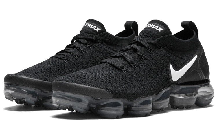 (WMNS) Nike Air VaporMax Flyknit 2 'Black White' 942843-001 - Image 3